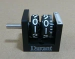 Durant Eaton 2-Y-8823-L-CL 2-WHEEL Rotary Mechanical Counter 9. Fixed Price $24.99.