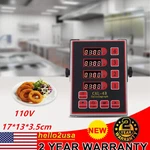 Commercial 4 Channels Kitchen Timers Restaurant Loud Red Stainless Steel. Fixed Price $29.75.
