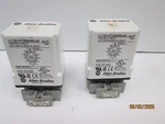Lot Of (2) Allen Bradley Relay 700-HTF22005SU24 W/ 700-HN126 (shelf D4). Fixed Price $26.70.