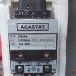 Agastat 7022AB Delay Relay Timer 120V Ac 6-PIN Industrial. Fixed Price $136.25.