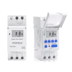 THC15A 12V Dc Ac Digital Lcd Electronic Din Rail Weekly Timer Relay. Fixed Price $29.25.