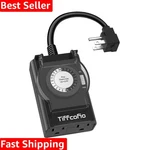 Timer Outlet Waterproof, 24 Hour Mechanical Light Outdoor, Gr.... Fixed Price $25.64.