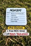 Agastat SCCLC022XXALXA Relay .33-10MIN Off Delay + Free Ncc Timer Used. Fixed Price $164.21.