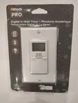 Woods Pro, 15-AMP 7-DAY Programmable In-wall Digital Timer, Model 59018, New. Fixed Price $16.67.