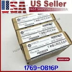 Allen-bradley 1769-OB16P Compactlogix Pt D/o Module New Sealed Us Free Tax. Fixed Price $268.28.