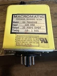 New Macromatic Ss 76522-02 Time Delay Relay, 120VAC/DC 10A DPDT,20S-10MIN.. Fixed Price $35.00.