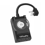 Timer Outlet Waterproof, 24 Hour Mechanical Light Outdoor, Gr.... Fixed Price $17.75.
