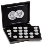 Silver Eagle Display Case Box + Tray 40 Lighthouse 41MM Capsules Free!. Fixed Price $68.40.