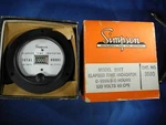 New Old Stock Simpson 120V Panel Mount 55ET Elapsed Time Indicator 60 Cycle 3580. Fixed Price $79.99.