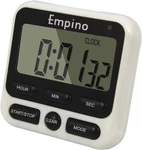 Digital Kitchen Timer, Cooking 12-HOUR Display Clock, Large White. Fixed Price $9.21.