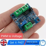 Pwm To Voltage Converter Module 0%-100% 0-5V/0-10V For Digital Analog. Fixed Price $13.43.