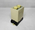 Koino KTM-1T KTM1T Ic. Twin Analog Timer 24VDC 3A 220VAC 2.5A W/ Socket. Fixed Price $42.00.