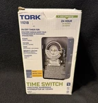 Tork 1101B Spst Contacts 40A 120VAC 60 Hz 24HR Dial Timer Switch Metal Case. Fixed Price $39.99.