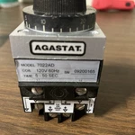 Agastat 7022AD Time Delay Relay 5-50 Secs 120V 60HZ. Fixed Price $50.00.