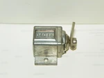 Veeder Mfg 4 Digit Manual Mechanical Counter Oct 22 1895 Aug 15 1911 Lever Op. Fixed Price $18.97.