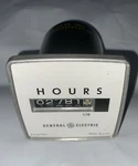General Electric Type Hour Meter No 50-236402AAAA2 120V 60 Cy. Fixed Price $25.00.