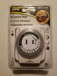 New Power Zone 24 Hour Indoor Heavy Duty Mechanical Outlet Timer Control 9001165. Fixed Price $8.39.