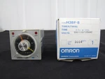 Omron H3BH-8 Timer 0.5-10MIN Range 100/110/120VAC 5A Power Off Delay. Fixed Price $44.99.