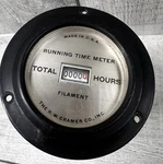 Vintage R.w. Cramer Hour Running Time Meter 115 Volt Type R2 2H Usa. Fixed Price $18.59.