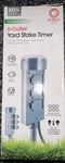 Jasco Outdoor Yard Stake W/ Mech Built-in Timer 6 Grounded Outlet/ Plug. Fixed Price $15.00.