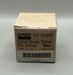 Dayton 2A559 Encapsulated Timer Relay, 1A, Solid State, Pins:. Fixed Price $27.00.