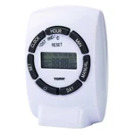 Nsi Tork 460E Plug Timer, White, Indoor, 125V, 1000W. Fixed Price $22.94.