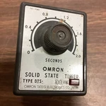 Omron DTS-100VAC Solid State Timer 0-2SEC. 2A 250VAC .3A 100VDC Used C73. Fixed Price $39.99.