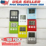Lcd Digital Kitchen Cooking Timer Count-down Up Clock Loud Alarm Magnetic Lot. Fixed Price $151.49.