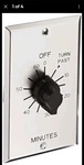 Tork C560M Spring-wound In-wall Twist Timer With Commercial Style Metal Plate.... Fixed Price $29.95.