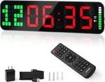 Gym Timer - Large Digital Clock Wall With Interval Progress Bar, Cou.... Fixed Price $76.99.