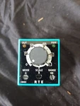 Idec RTE-P1AF20 Timing Relay W/ Sockets & Clips 100-240VAC. Fixed Price $65.00.