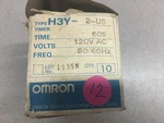 New In Box Lot Of 10 Omron Timers H3Y-2-US. Fixed Price $157.50.