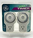 Two General Electric 24-HOUR Lamp & Appliance Timers, PM613US, Free Shipping!. Fixed Price $23.96.