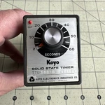 Koyo Delay Timer TTU-S60-G 115V 0-60 Seconds. Fixed Price $98.10.