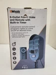 Woods 59785 6-OUTLET Yard Timer For Christmas Lights Leds & Wireless Remote. Fixed Price $24.95.
