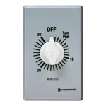 Intermatic FF330M Spring-wound Timer, Silver, 277V Ac 3FXA7. Fixed Price $81.90.