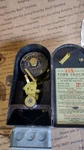 Vintage Antique Ansonia Clock Tork 115 Single Pole Tombstone Coffin Timer. Fixed Price $100.00.