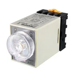 110VAC 8 Pin 0-60 Minute Rail Mount AH3-3 Delay Relay W Socket. Fixed Price $22.02.