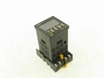 Omron H5CX-L8SD Timer Relay Digital Pin 0.001SEC-9999H 24V With P2CF-08 Base. Fixed Price $104.99.