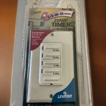 Leviton Decora 2-5-10-15 Minindoor Countdown Timer Light Switch White -6215M New. Fixed Price $23.00.