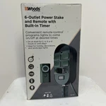 Woods 59785 6-OUTLET Yard Timer For Christmas Lights Leds & Wireless Remote. Fixed Price $35.99.