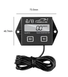 Lcd Digital Engine Hour Tachometer Inductive Gauge. Fixed Price $12.99.