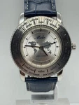 Mido World Timer 5200 Quartz Men's Wristwatch Vintage Swiss Sapphire Crystal WR3. Fixed Price $489.00.