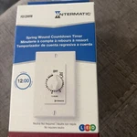 Intermatic FD12HHW Timer, Spring Wound, Hr, Hold Feature. Fixed Price $29.99.