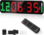 Gym Timer - Large Digital Clock Wall With Interval Progress Bar, Cou.... Fixed Price $62.99.