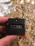 Line Seiki Non-reset Magnetic Counter MCU-7P AC100V Nib. Fixed Price $35.00.