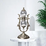 Hourglass Timer 15 Min Bronze Metal Desktop Office Study Meditation Decor Sand. Fixed Price $40.45.