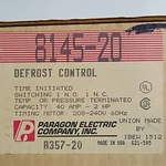 Paragon 8145-20 Defrost Control 40A 208-240V Refrigeration Timer Metal. Fixed Price $96.50.