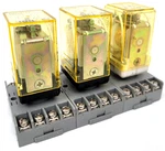 Lot Of 3 RR2P-U Idec Relay 240V SR2P-06 Socket Next Day Option. Fixed Price $54.99.