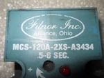 Filnor MCS-120A-2XS-A3434 On Delay Timer .5-6SEC. Fixed Price $62.51.